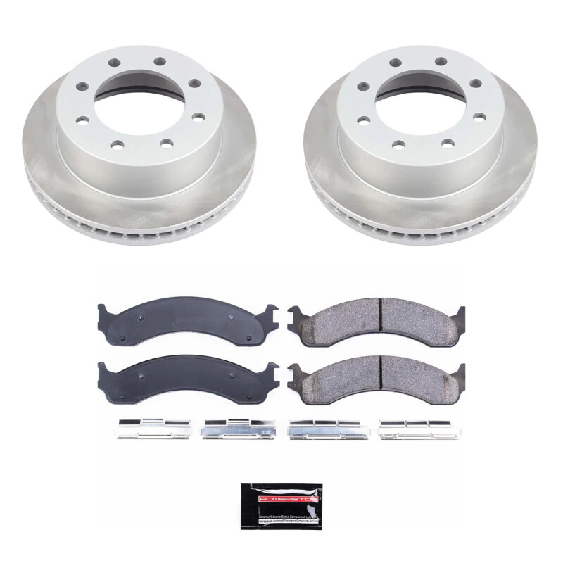 Power Stop 00-02 Dodge Ram 3500 Front Semi-Coated Rotor Kit - SC2156