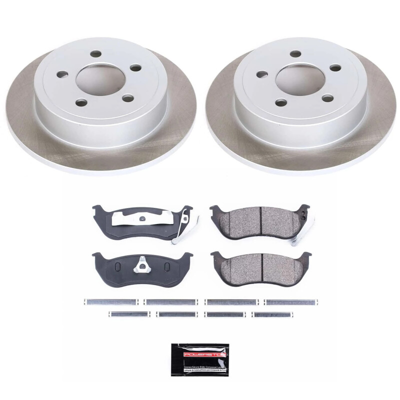 Power Stop 03-06 Jeep Wrangler Rear Semi-Coated Rotor Kit - SC2197