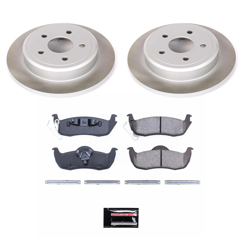 Power Stop 05-10 Jeep Grand Cherokee Rear Semi-Coated Rotor Kit - SC2221