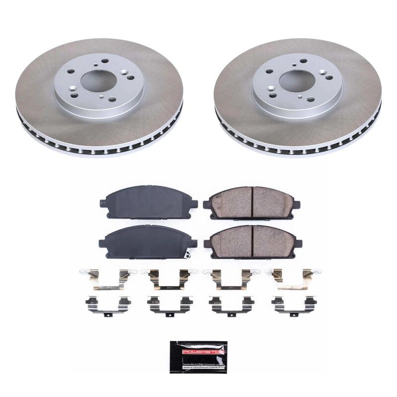 Power Stop 03-06 Acura MDX Front Semi-Coated Rotor Kit - SC2290