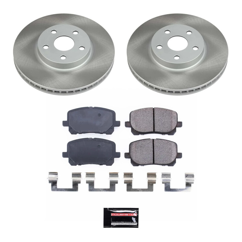 Power Stop 03-08 Toyota Matrix Front Semi-Coated Rotor Kit - SC2316