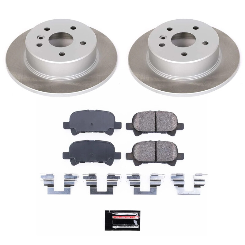 Power Stop 00-04 Toyota Avalon Rear Semi-Coated Rotor Kit - SC2322