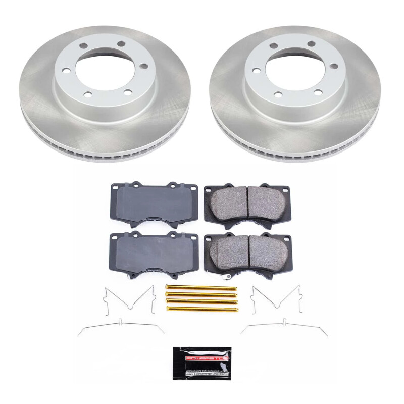 Power Stop 00-06 Toyota Tundra Front Semi-Coated Rotor Kit - SC2324