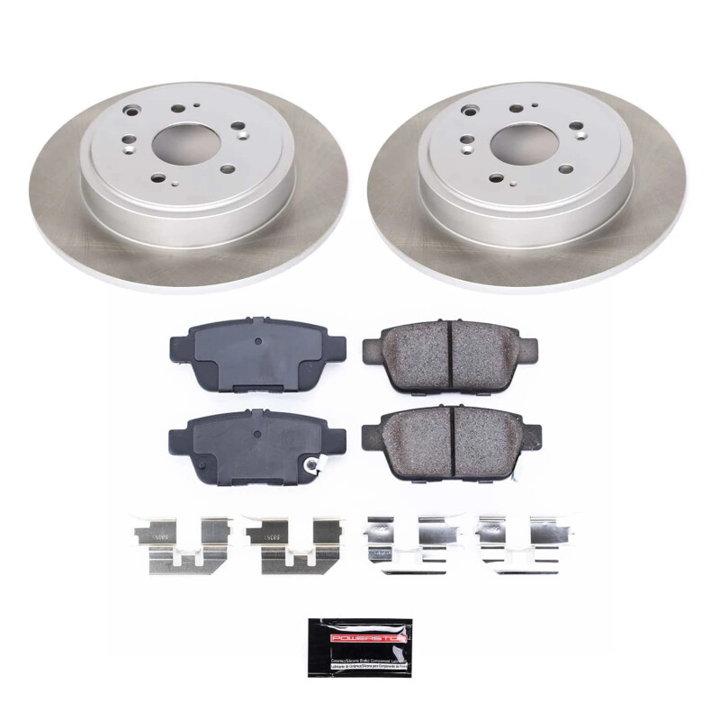 Power Stop 06-11 Honda Ridgeline Front Semi-Coated Rotor Kit - SC2429