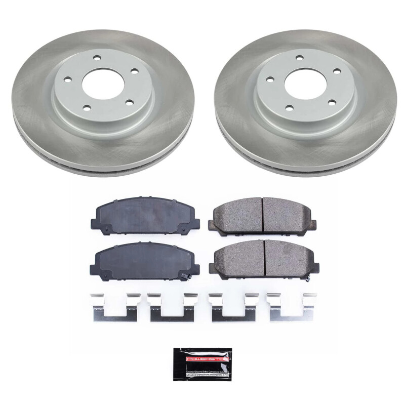 Power Stop 08-10 Nissan TITAN Front Semi-Coated Rotor Kit - SC2961