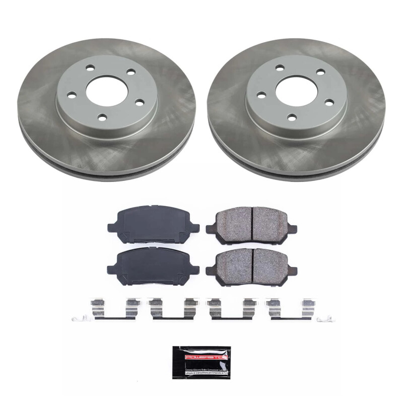 Power Stop 07-10 Pontiac G5 Front Semi-Coated Rotor Kit - SC2983