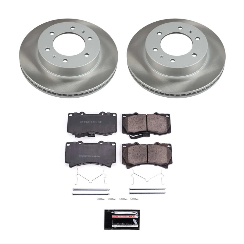 Power Stop 09-10 Hummer H3T Front Semi-Coated Rotor Kit - SC3035