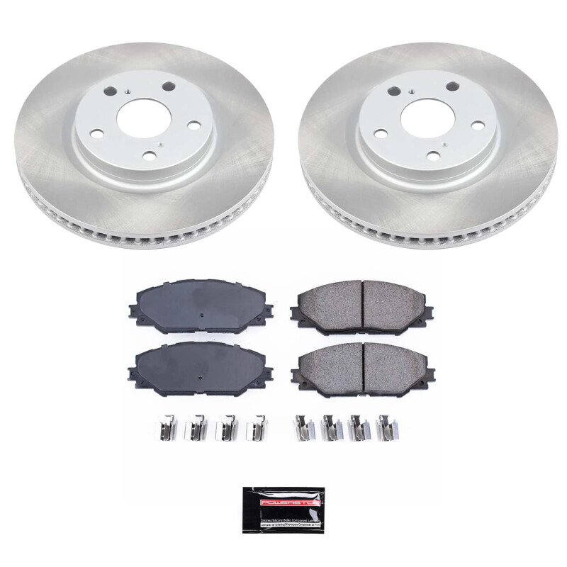 Power Stop 06-18 Toyota RAV4 Front Semi-Coated Rotor Kit - SC3054