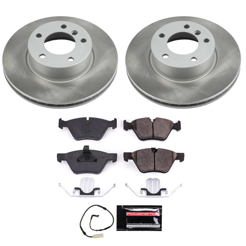 Power Stop 2006 BMW 325i Front Semi-Coated Rotor Kit - SC3087
