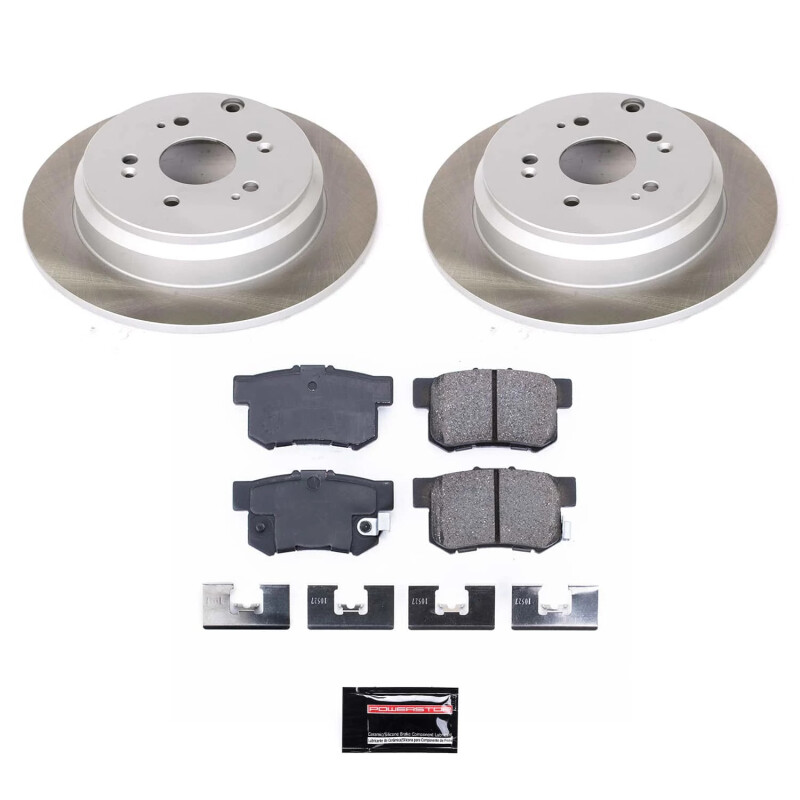 Power Stop 07-12 Acura RDX Rear Semi-Coated Rotor Kit - SC3098