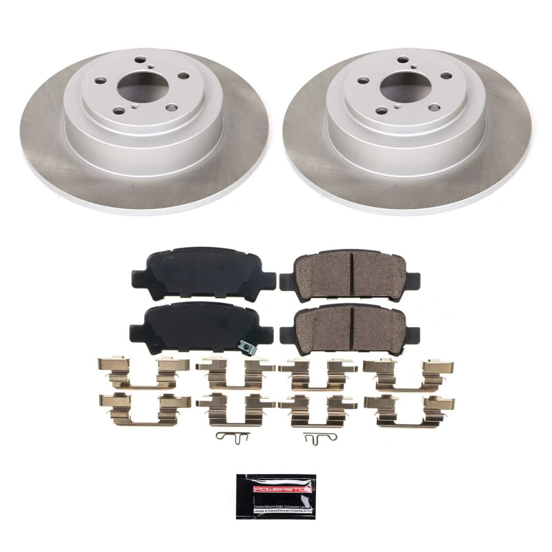 Power Stop 00-04 Subaru Outback Rear Semi-Coated Rotor Kit - SC3124