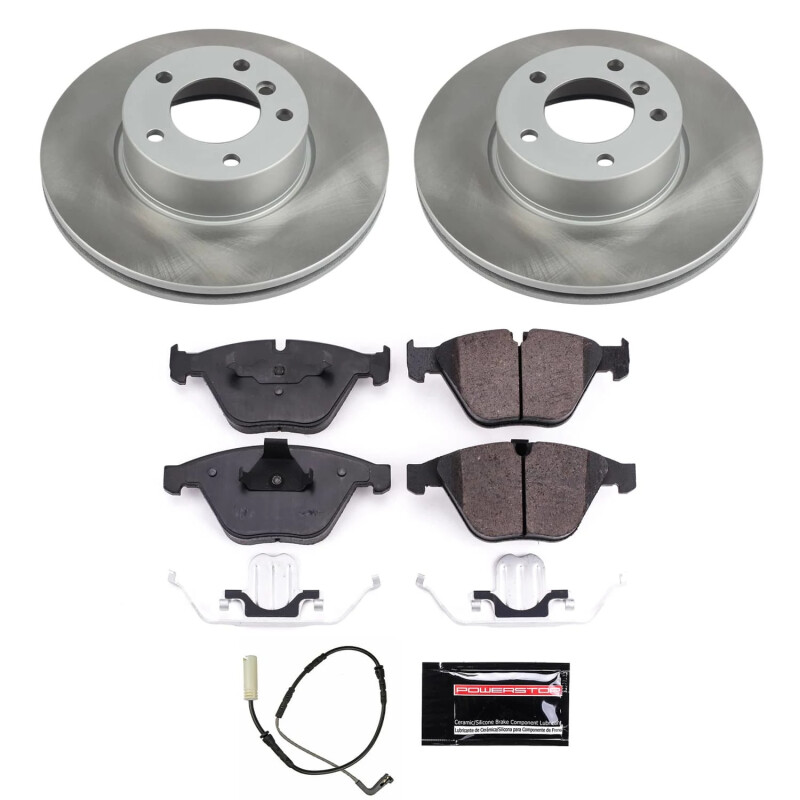 Power Stop 2008 BMW 328xi Front Semi-Coated Rotor Kit - SC4677