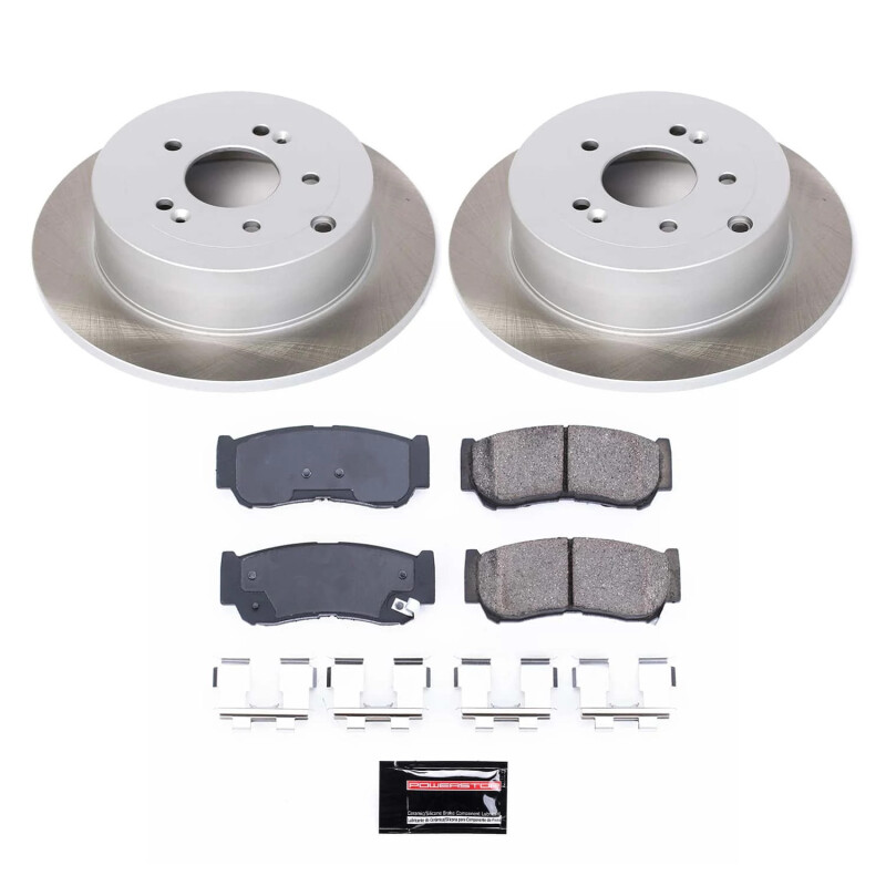 Power Stop 08-16 Volvo XC70 Front Semi-Coated Rotor Kit - SC4698