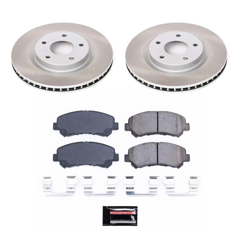 Power Stop 14-15 Nissan Rogue Select Front Semi-Coated Rotor Kit - SC4724