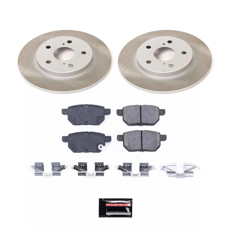 Power Stop 09-13 Toyota Matrix Rear Semi-Coated Rotor Kit - SC4737