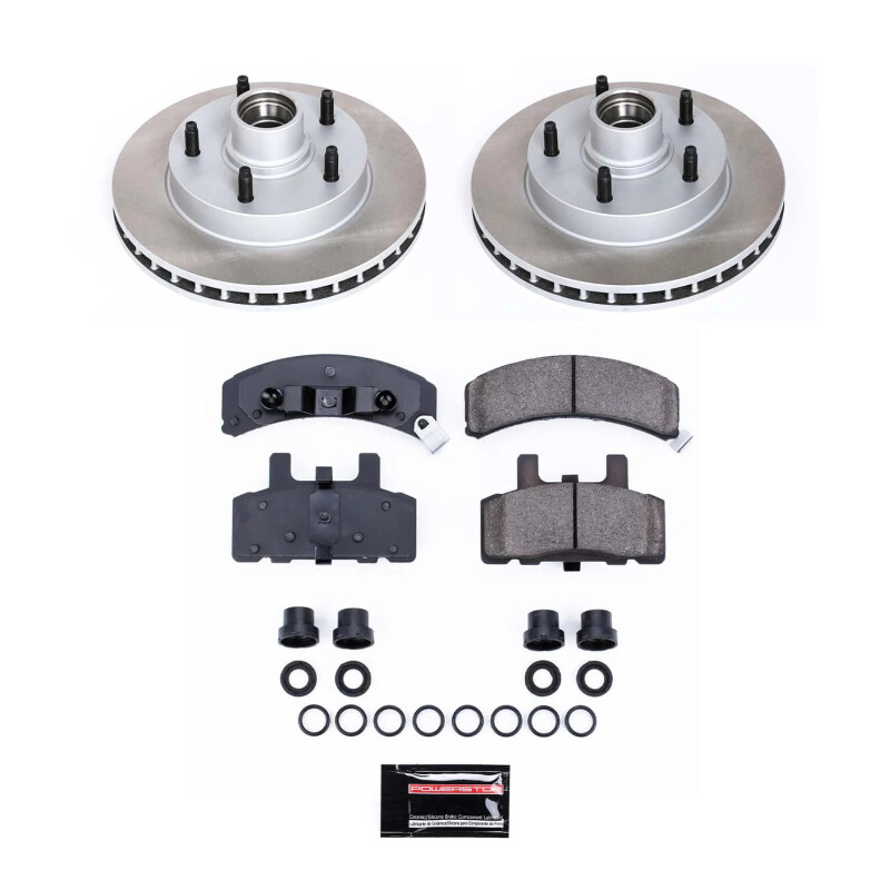 Power Stop 94-99 Dodge Ram 1500 Front Semi-Coated Rotor Kit - SC4875