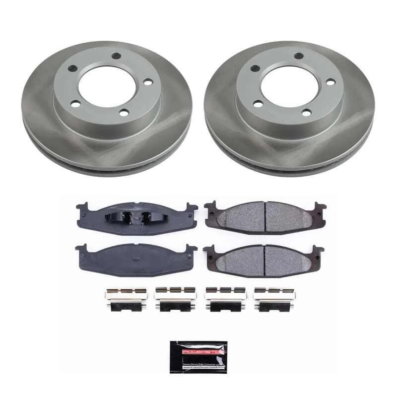 Power Stop 94-96 Ford F-150 Front Semi-Coated Rotor Kit - SC5067