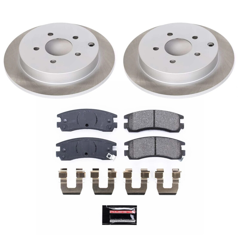Power Stop 02-04 Pontiac Montana Rear Semi-Coated Rotor Kit - SC5135