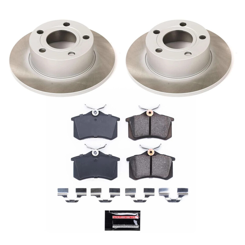 Power Stop 98-05 Volkswagen Passat Rear Semi-Coated Rotor Kit - SC515