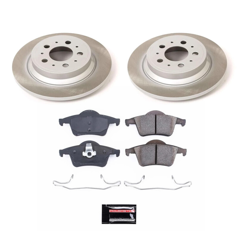 Power Stop 03-07 Volvo XC70 Rear Semi-Coated Rotor Kit - SC5196
