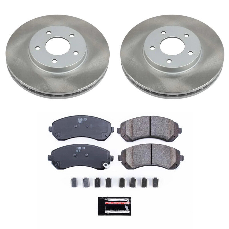 Power Stop 02-04 Pontiac Montana Front Semi-Coated Rotor Kit - SC5234