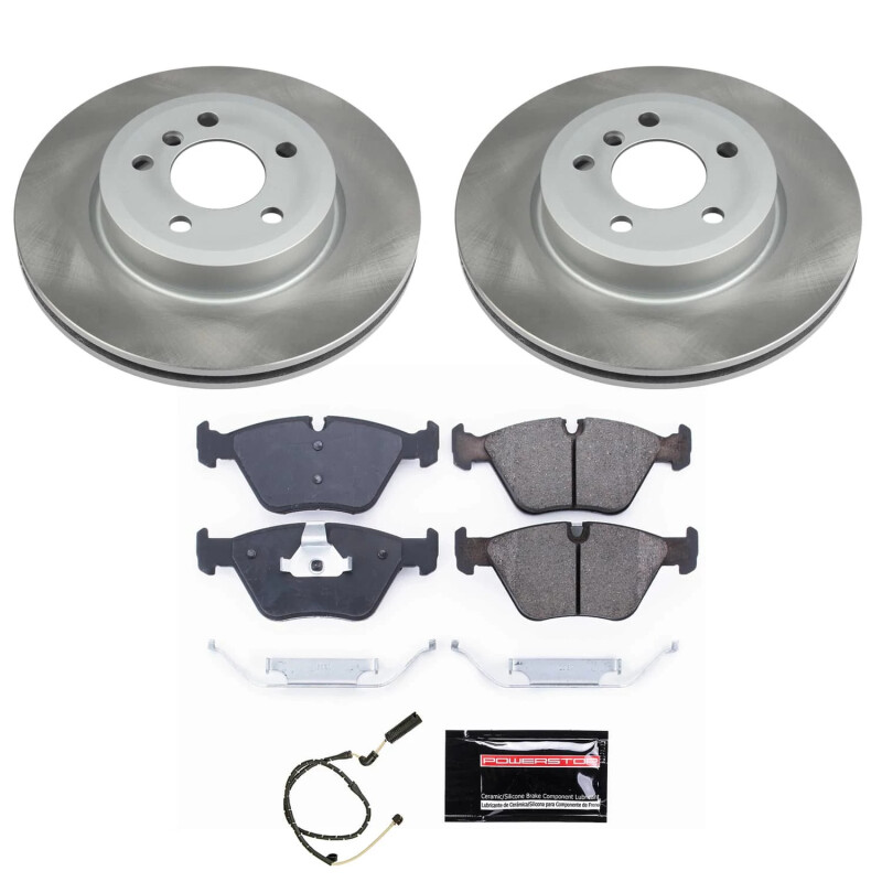 Power Stop 04-10 BMW X3 Front Semi-Coated Rotor Kit - SC5298