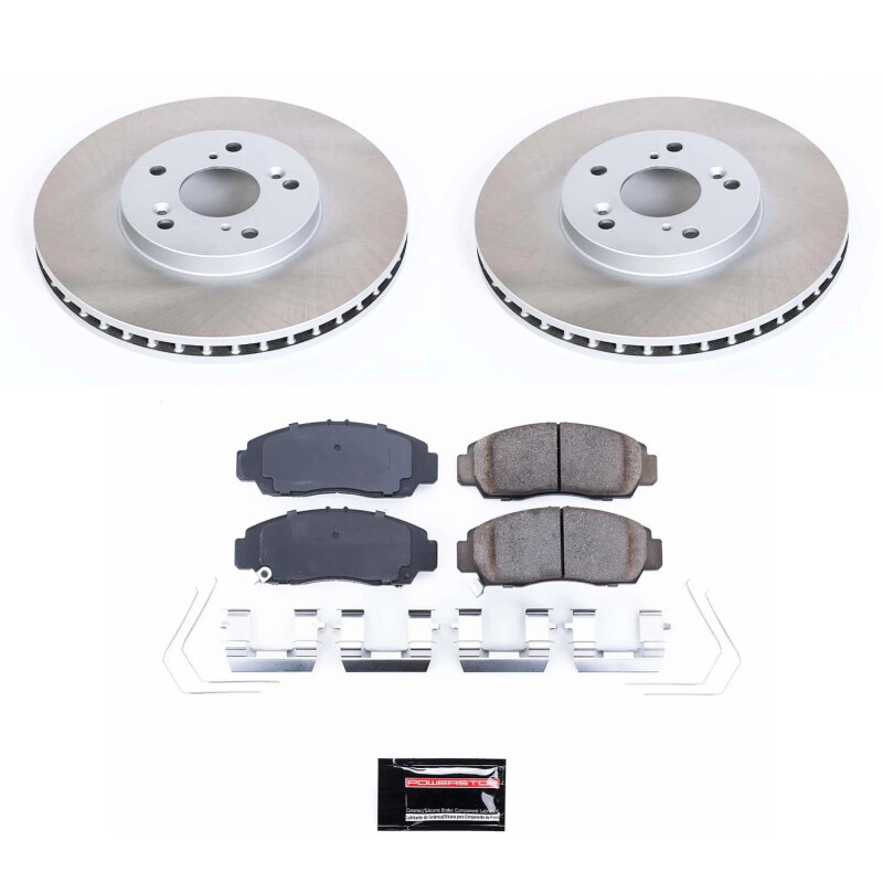 Power Stop 11-12 Honda Accord Front Semi-Coated Rotor Kit - SC5392