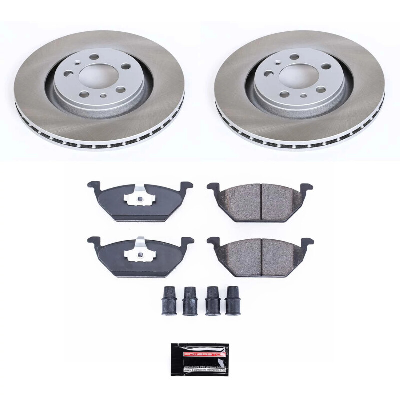 Power Stop 98-99 Volkswagen Jetta Front Semi-Coated Rotor Kit - SC5401
