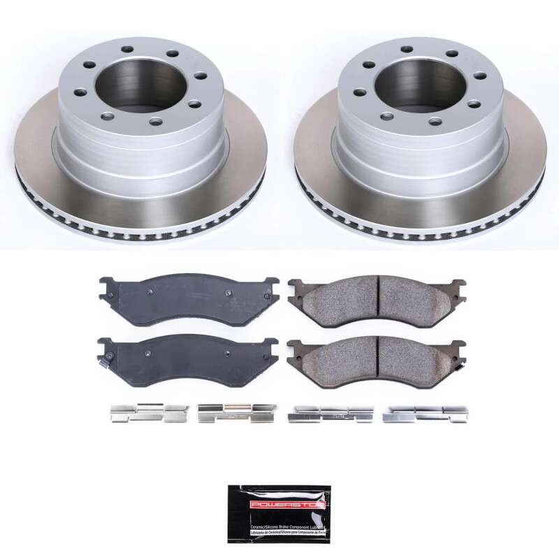 Power Stop 03-08 Dodge Ram 3500 Rear Semi-Coated Rotor Kit - SC5490