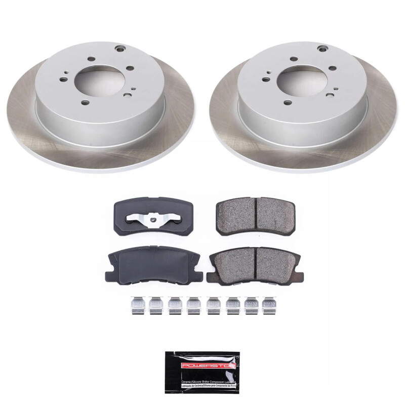 Power Stop 07-13 Mitsubishi Outlander Rear Semi-Coated Rotor Kit - SC5499