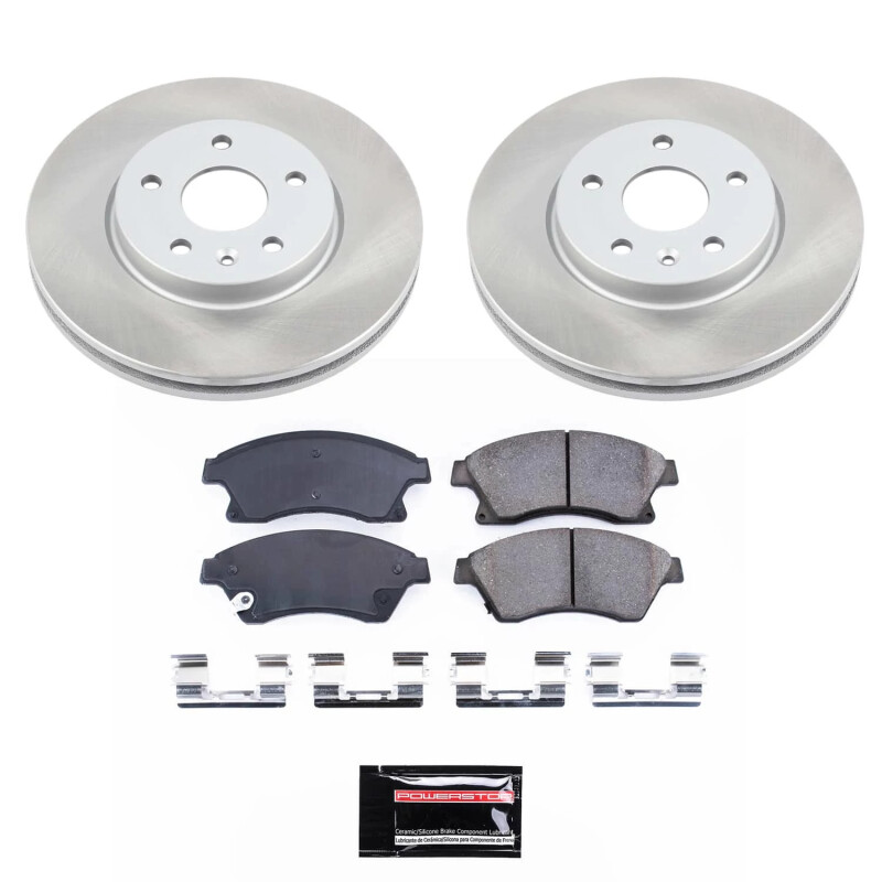 Power Stop 12-17 Chevrolet Sonic Front Semi-Coated Rotor Kit - SC5550