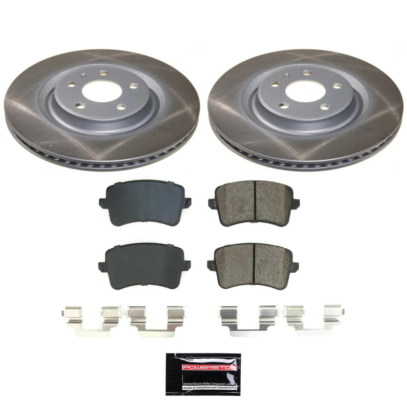 Power Stop 14-17 Audi SQ5 Rear Semi-Coated Rotor Kit - SC5678