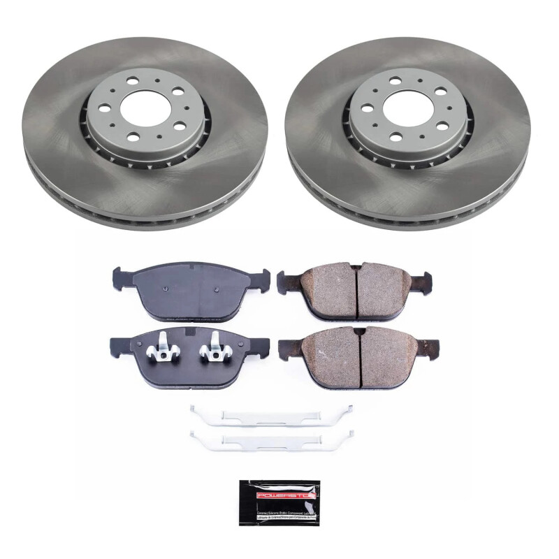 Power Stop 03-14 Volvo XC90 Front Semi-Coated Rotor Kit - SC5707