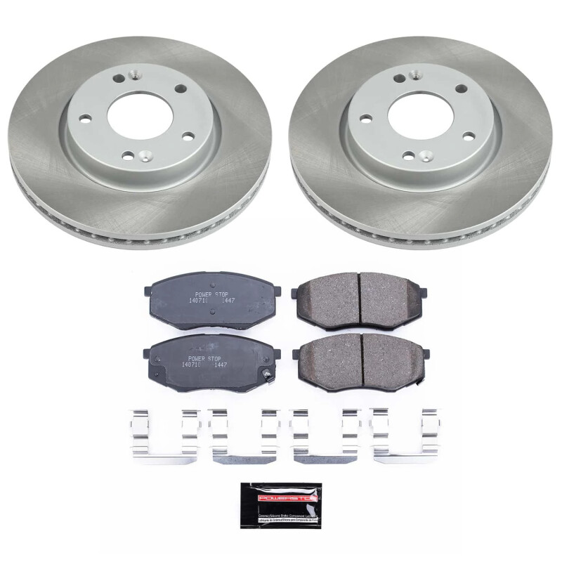 Power Stop 2011 Kia Sportage Front Semi-Coated Rotor Kit - SC5806