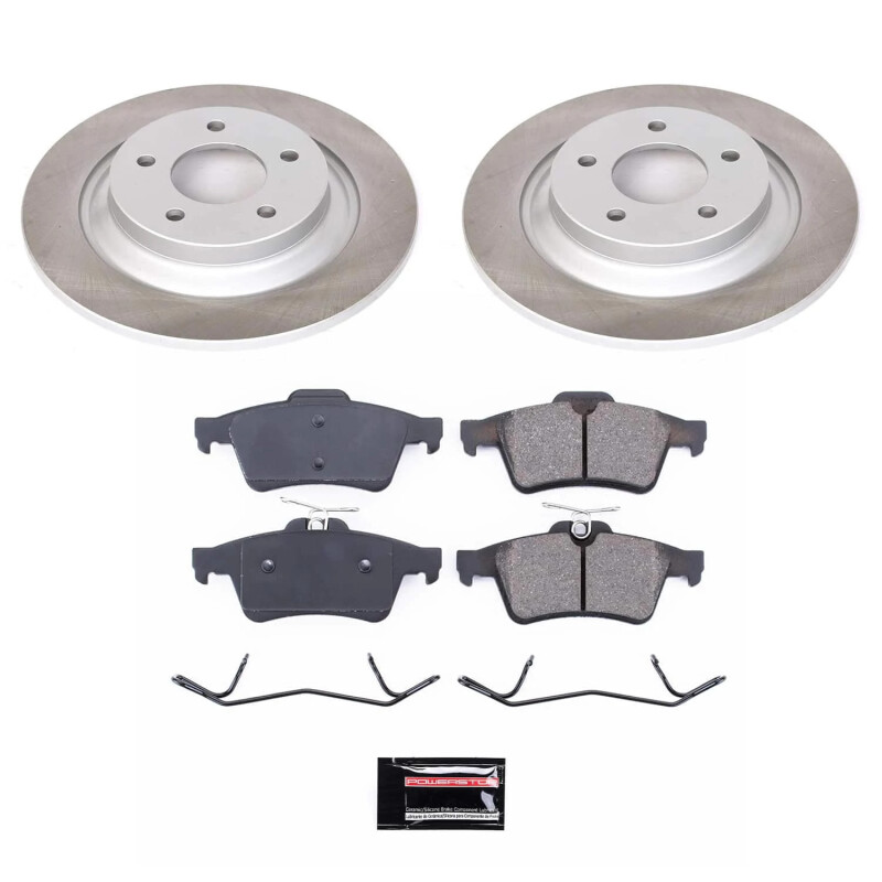 Power Stop 12-15 Mazda 5 Rear Semi-Coated Rotor Kit - SC5842