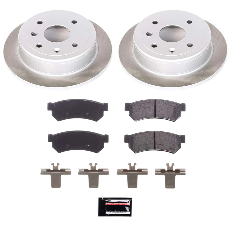 Power Stop 07-08 Suzuki Reno Rear Semi-Coated Rotor Kit - SC5898