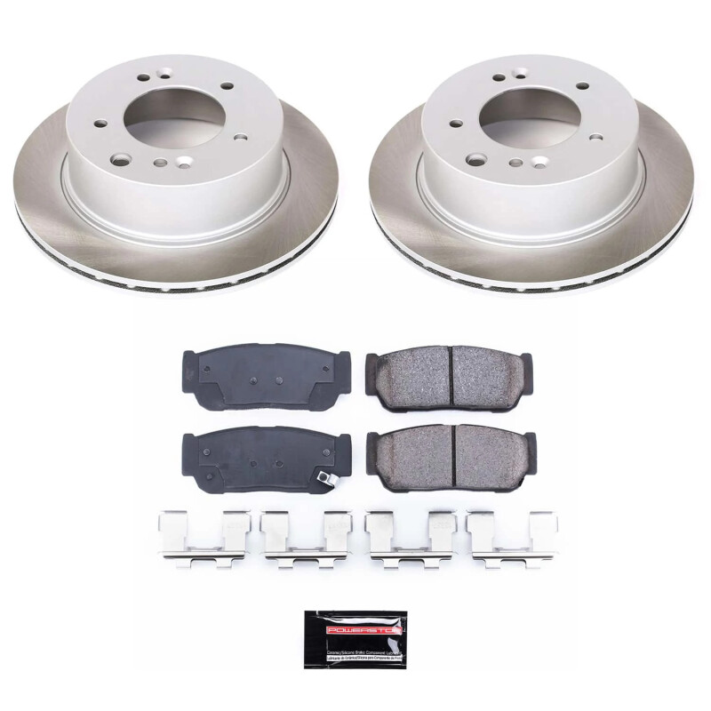 Power Stop 03-06 Kia Sorento Rear Semi-Coated Rotor Kit - SC5901