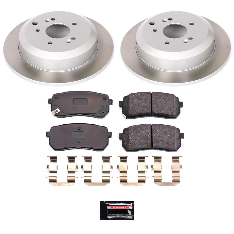 Power Stop 07-12 Hyundai Veracruz Rear Semi-Coated Rotor Kit - SC5920
