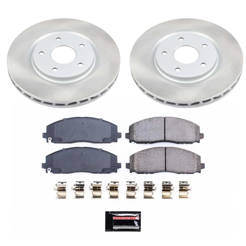 Power Stop 12-14 Volkswagen Routan Front Semi-Coated Rotor Kit - SC5959