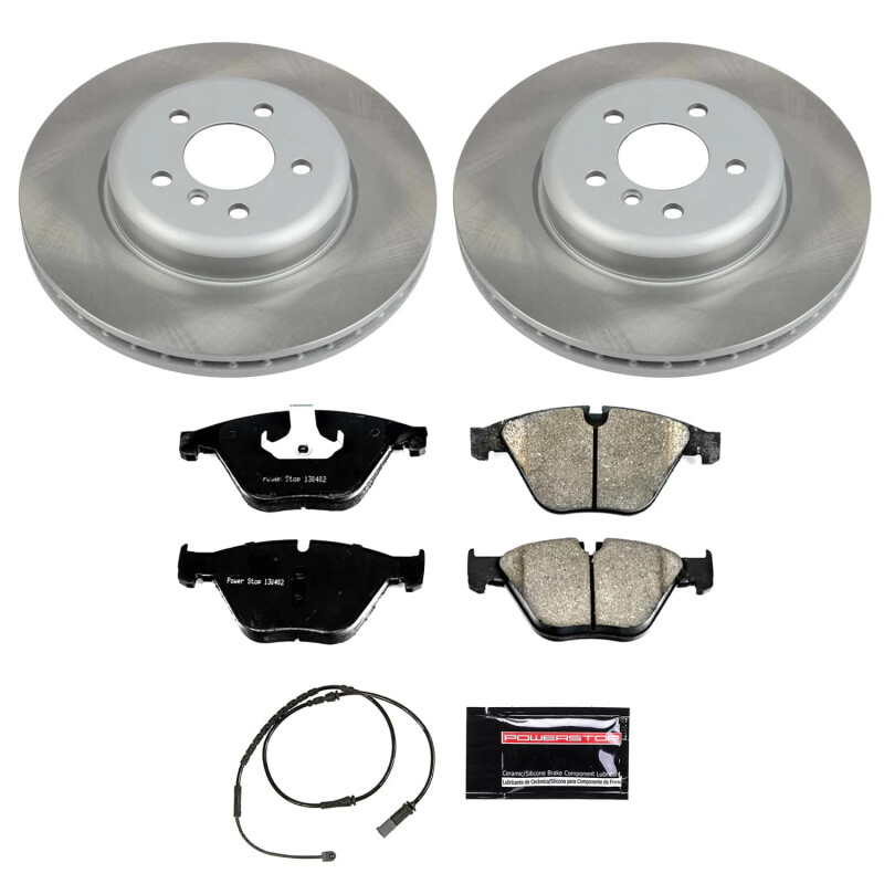 Power Stop 12-16 BMW ActiveHybrid 5 Front Semi-Coated Rotor Kit - SC6020