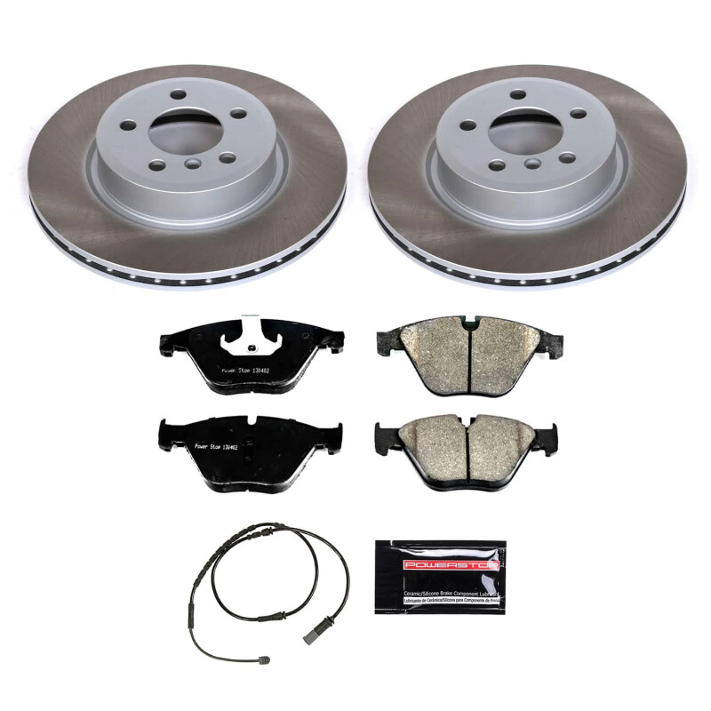 Power Stop 12-16 BMW 528i xDrive Front Semi-Coated Rotor Kit - SC6032