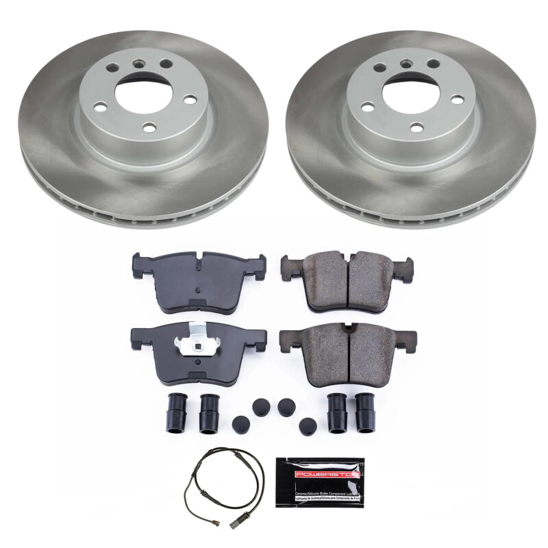 Power Stop 15-18 BMW X4 Front Semi-Coated Rotor Kit - SC6038