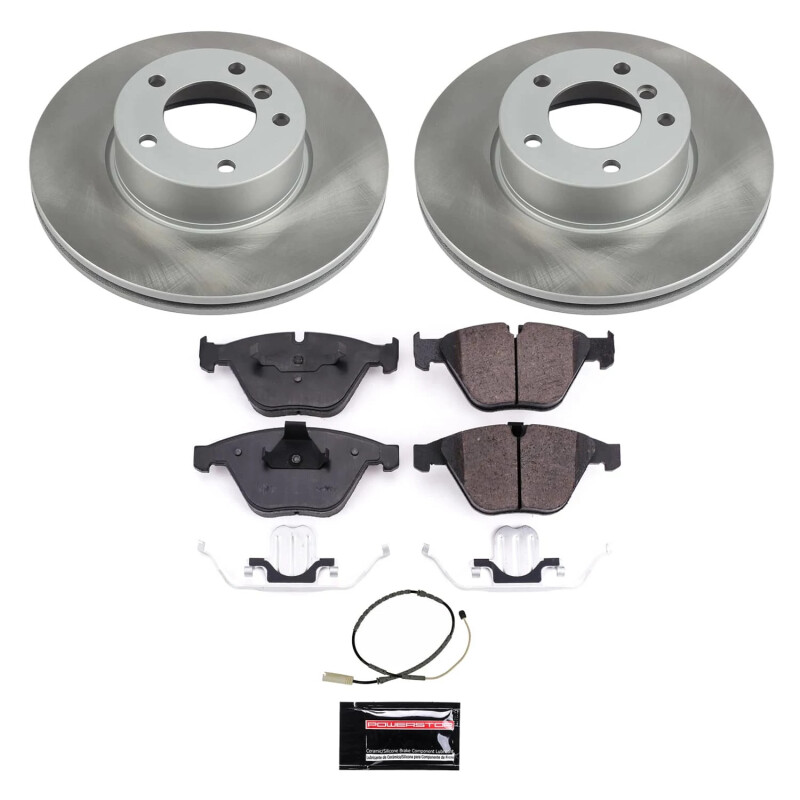 Power Stop 13-15 BMW X1 Front Semi-Coated Rotor Kit - SC6073