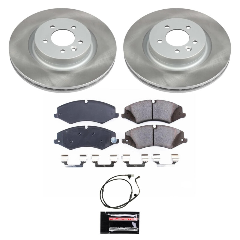 Power Stop 10-13 Land Rover Range Rover Sport Front Semi-Coated Rotor Kit - SC6228