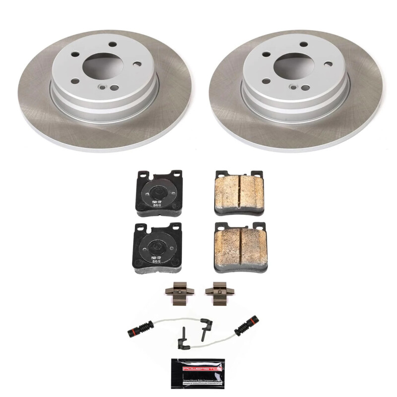 Power Stop 98-00 Mercedes-Benz E430 Rear Semi-Coated Rotor Kit - SC624
