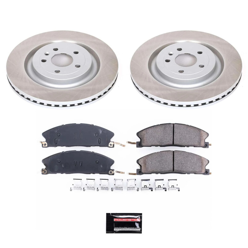Power Stop 13-19 Lincoln MKT Front Semi-Coated Rotor Kit - SC6374