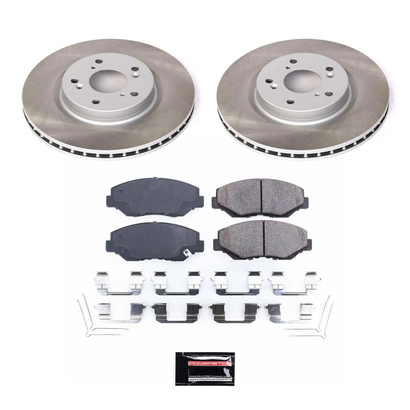 Power Stop 12-16 Honda CR-V Front Semi-Coated Rotor Kit - SC6488