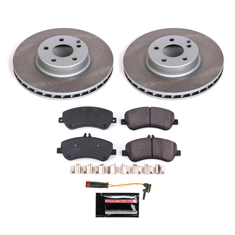 Power Stop 10-15 Mercedes-Benz GLK350 Front Semi-Coated Rotor Kit - SC6603