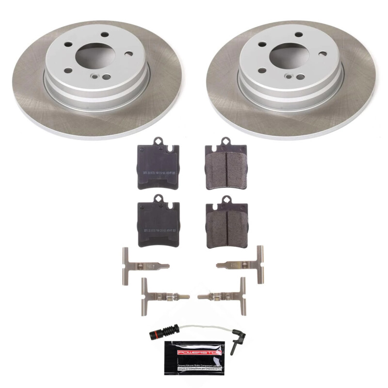 Power Stop 00-03 Mercedes-Benz CLK430 Rear Semi-Coated Rotor Kit - SC6697