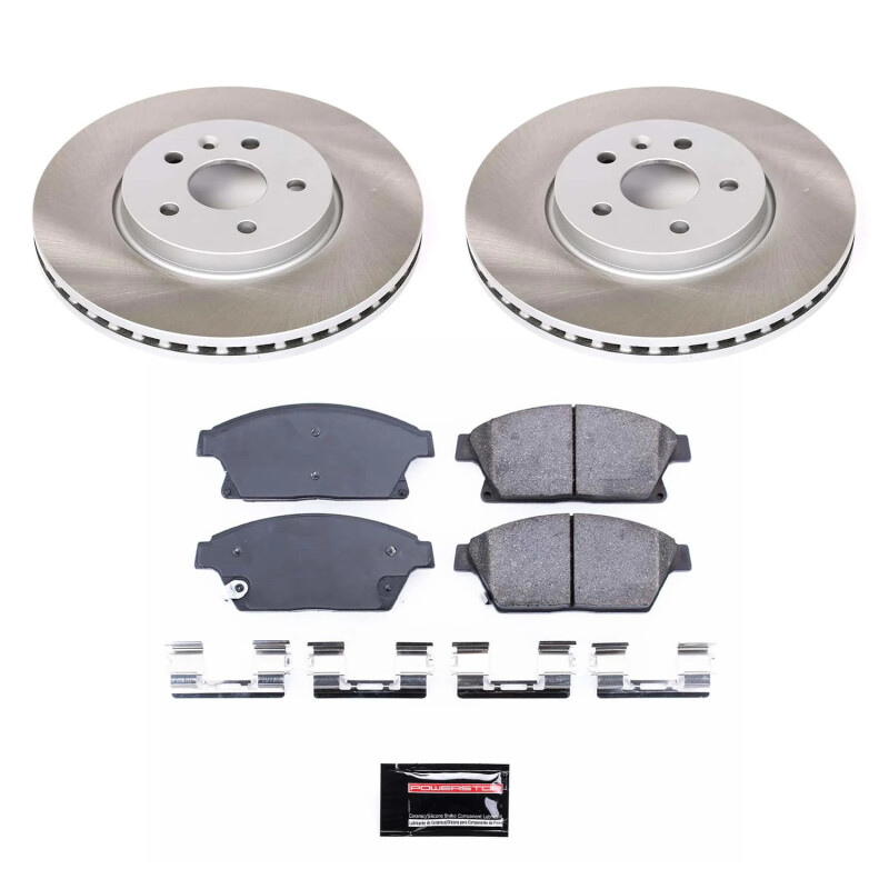 Power Stop 13-17 Buick Encore Front Semi-Coated Rotor Kit - SC6793